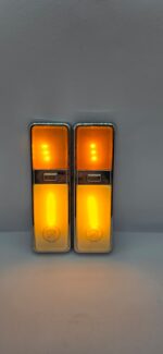 CADİLLAC TURUNCU BEYAZ ÇİFT RENK DİREK LAMBASI 2ADET - Görsel 2