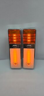 Cadillac Turuncu Beyaz Çift Renk Direk Lambası Gazetelik Neon Led 12V - Görsel 2