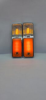 Cadillac Turuncu Beyaz Çift Renk Direk Lambası Gazetelik Neon Led 12V - Görsel 2