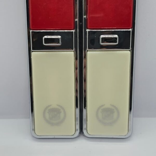 Cadillac Kırmızı Beyaz Çift Renk Direk Lambası Gazetelik Neon Led 12V