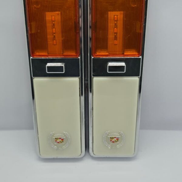 Cadillac Turuncu Beyaz Çift Renk Direk Lambası Gazetelik Neon Led 12V