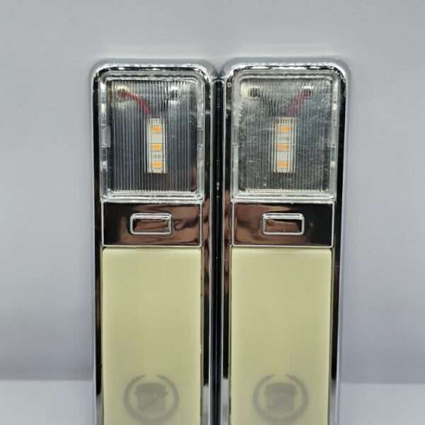 Cadillac Şeffaf Beyaz Çift Renk Direk Lambası Gazetelik Neon Led 12V