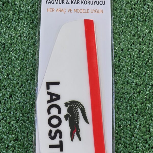 Lacoste Desenli Universal Yan Ayna Yağmur & Kar Koruyucu