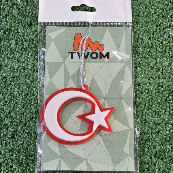 Ay Yıldız Tasarımlı Araç Ayna Süsü – Şık ve Anlamlı Dekoratif Aksesuar