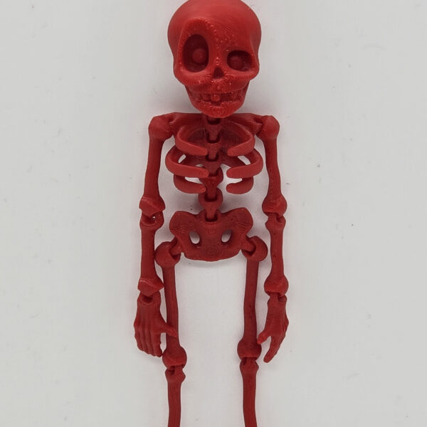 Kırmızı İskelet Figürlü Araç Ayna Süsü – Hareketli Dekoratif Oto Aksesuarı