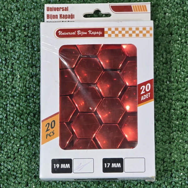 Universal Bijon Kapağı Kırmızı 20 Adet Set