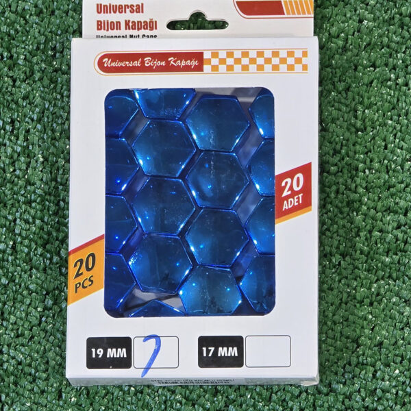 Universal Bijon Kapağı Mavi 20 Adet Set