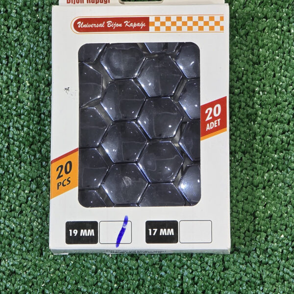 Universal Bijon Kapağı Siyah 20 Adet Set