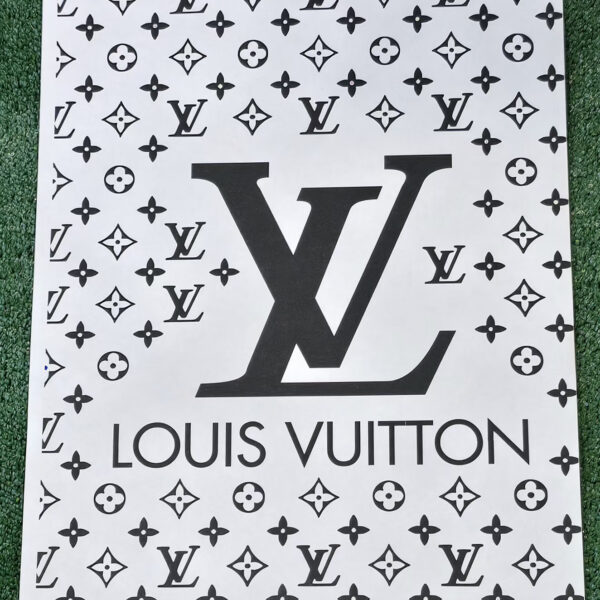 Desenli Oto Paspas Kağıdı Beyaz Siyah Adet