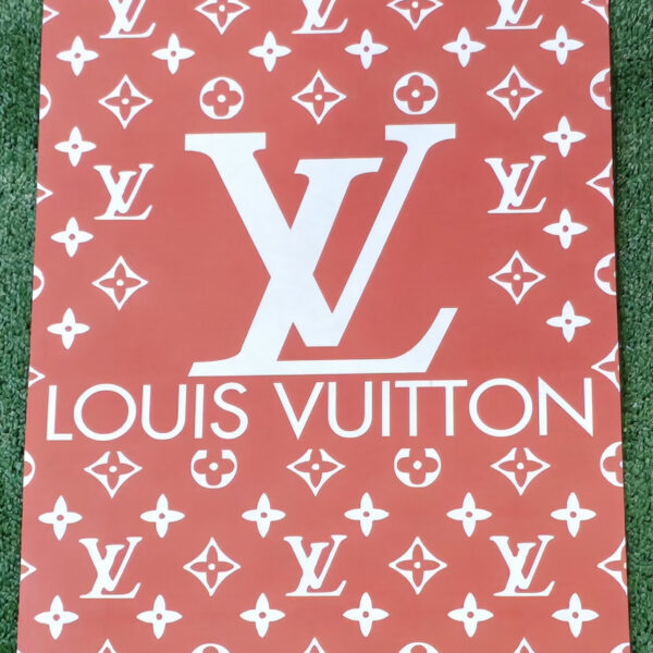 Desenli Oto Paspas Kağıdı Kırmızı Beyaz Adet