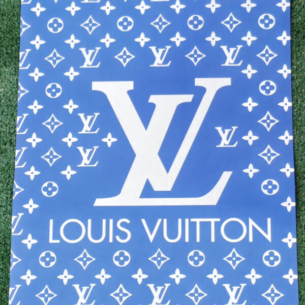 Desenli Oto Paspas Kağıdı Mavi Beyaz Adet