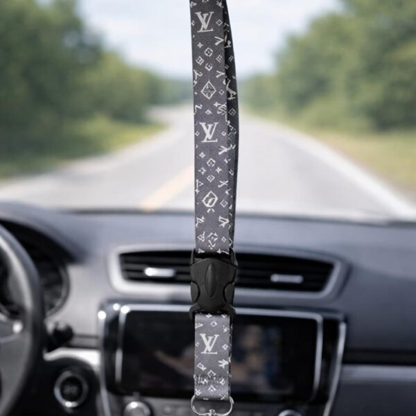 LV Desenli Araç Dikiz Aynası Askı İpi