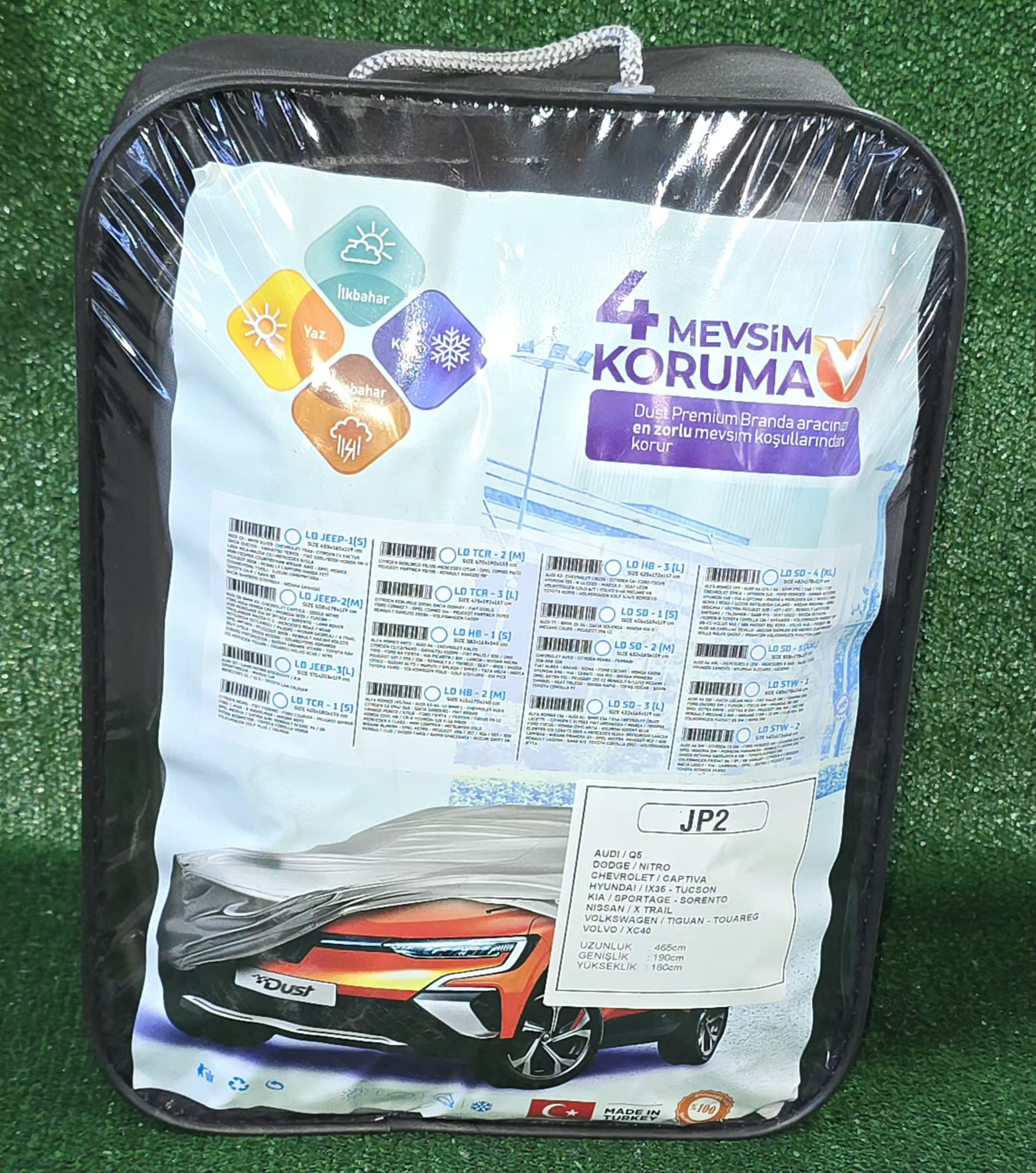 BRANDA-SUV 4 Mevsim SUV Araç Brandası – JP2 Jeep & SUV Oto Koruma Brandası - Görsel 1