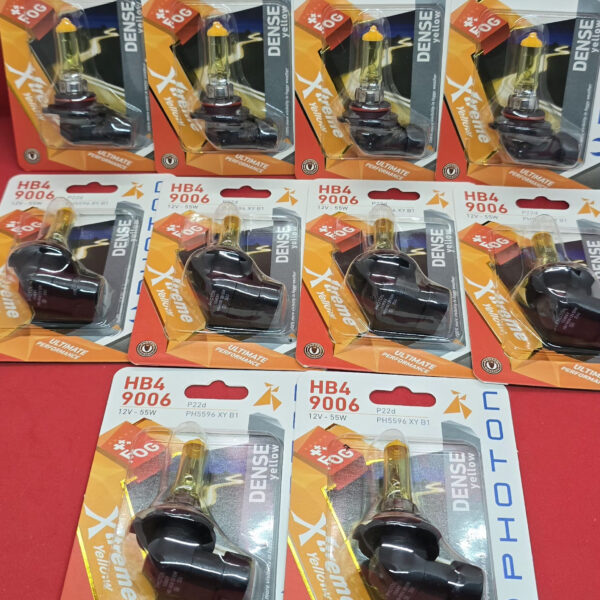 HB4 9006 Photon Extreme Yellow Far Ampulü 12V 55W – Güçlü Sarı Işık Performansı