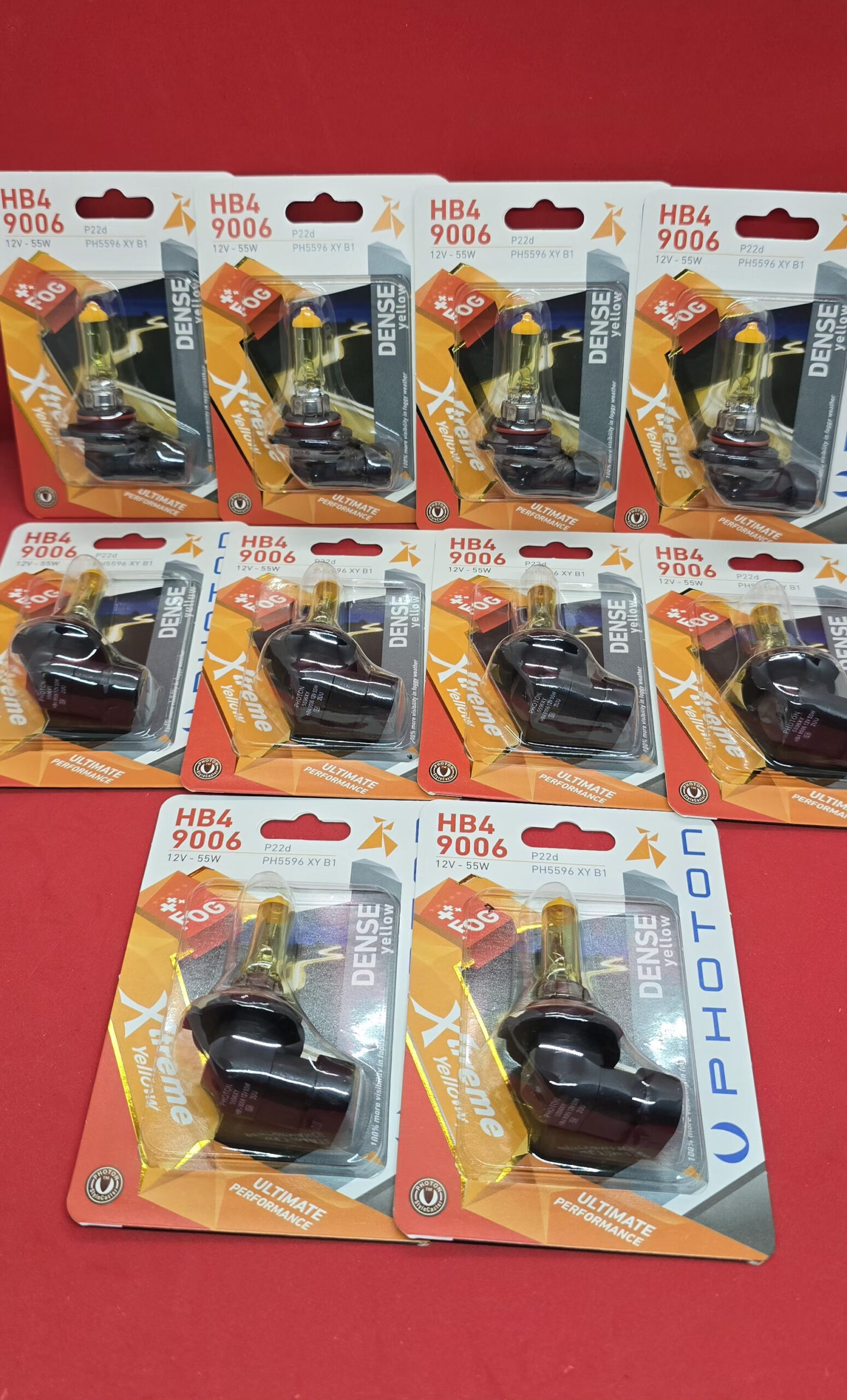 PHOTON-LİMON-SARI-9006 HB4 9006 Photon Extreme Yellow Far Ampulü 12V 55W – Güçlü Sarı Işık Performansı - Görsel 1